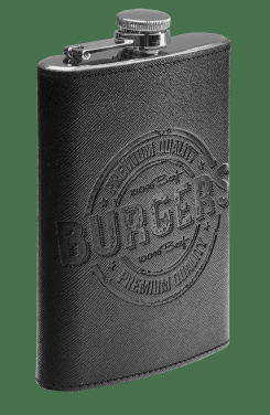 Logo trade promotional merchandise image of: Hip flask 425113