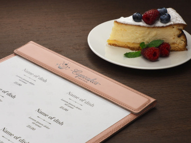 Logo trade promotional products image of: Menu cover 1241281