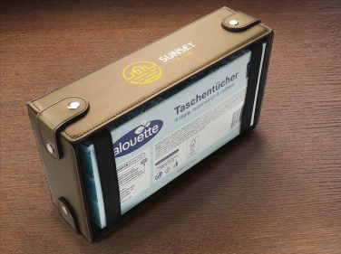 Logo trade promotional merchandise image of: Tissue box 1673094