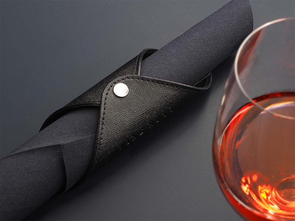 Logo trade business gifts image of: Napkin ring 1032113