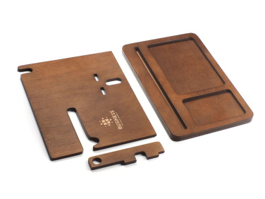 Logo trade promotional products image of: Wooden organiser 2016121