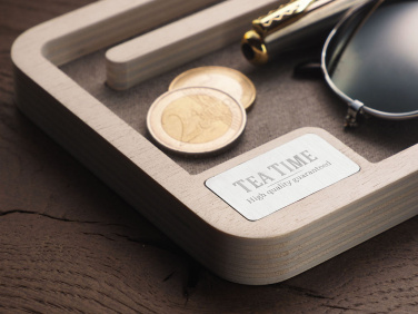 Logo trade advertising product photo of: Wooden desk organiser 1818121