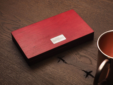 Logo trade promotional item photo of: Wooden bill box 1816121