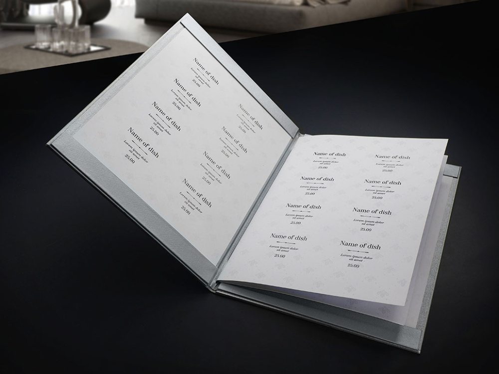 Logotrade promotional item image of: Menu cover 1679280