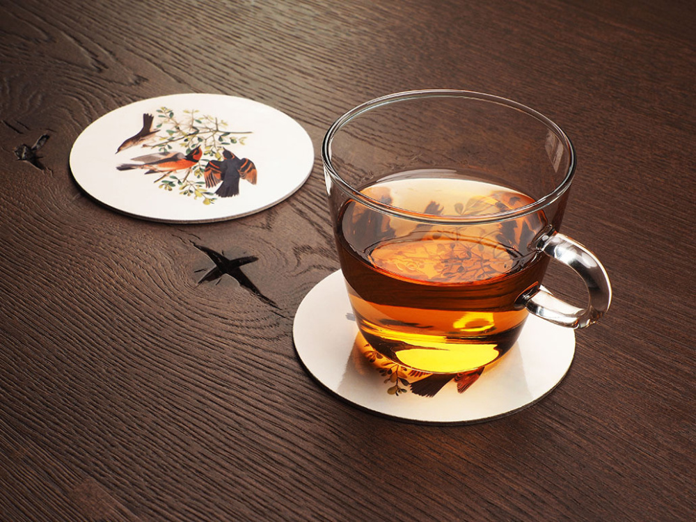Logo trade promotional product photo of: Printed paper coaster 1837117