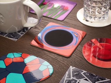 Logotrade promotional item picture of: Printed paper coaster 1837117