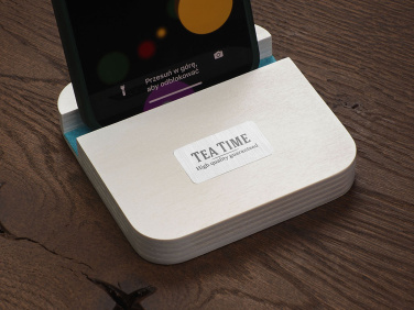 Logo trade corporate gifts image of: Wooden telephone stand 1847121