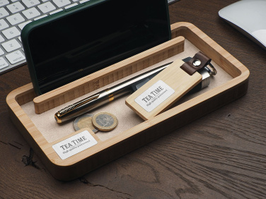 Logotrade promotional merchandise image of: Wooden desk organiser 1818292