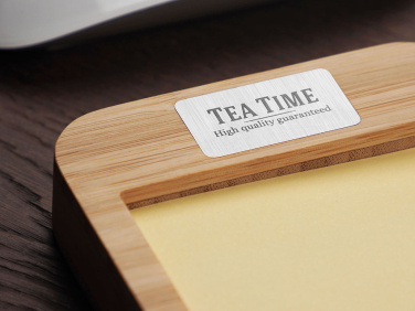 Logo trade business gifts image of: Wooden memo card box 1832292