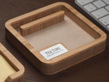 Logotrade promotional products photo of: Wooden desk organiser 1846292