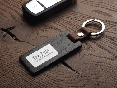 Logotrade promotional giveaway image of: Wooden keyring 1853121