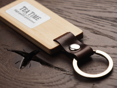 Logotrade advertising product image of: Wooden keyring 1853292