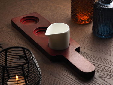 Logotrade promotional merchandise image of: Wooden 3 Shot Serving Board 1863121