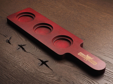 Logotrade promotional giveaways photo of: Wooden 3 Shot Serving Board 1863121