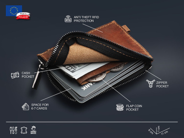 Logo trade advertising product photo of: Wallet 1935310