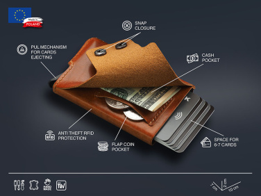 Logo trade advertising products picture of: RFID wallet 545141