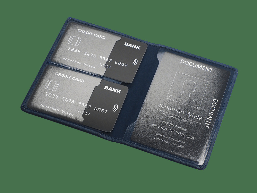 Logo trade promotional item photo of: RFID document wallet 611327