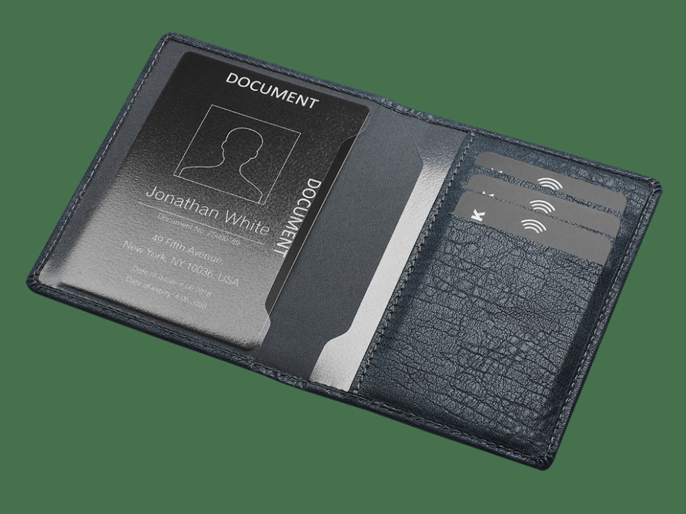 Logo trade promotional giveaways image of: Document wallet 889328