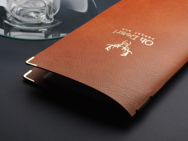 Logo trade corporate gifts image of: Menu cover Ambiente 1947318