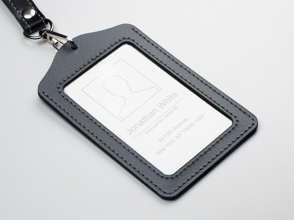 Logo trade promotional giveaways image of: ID Badge Holder 2038319