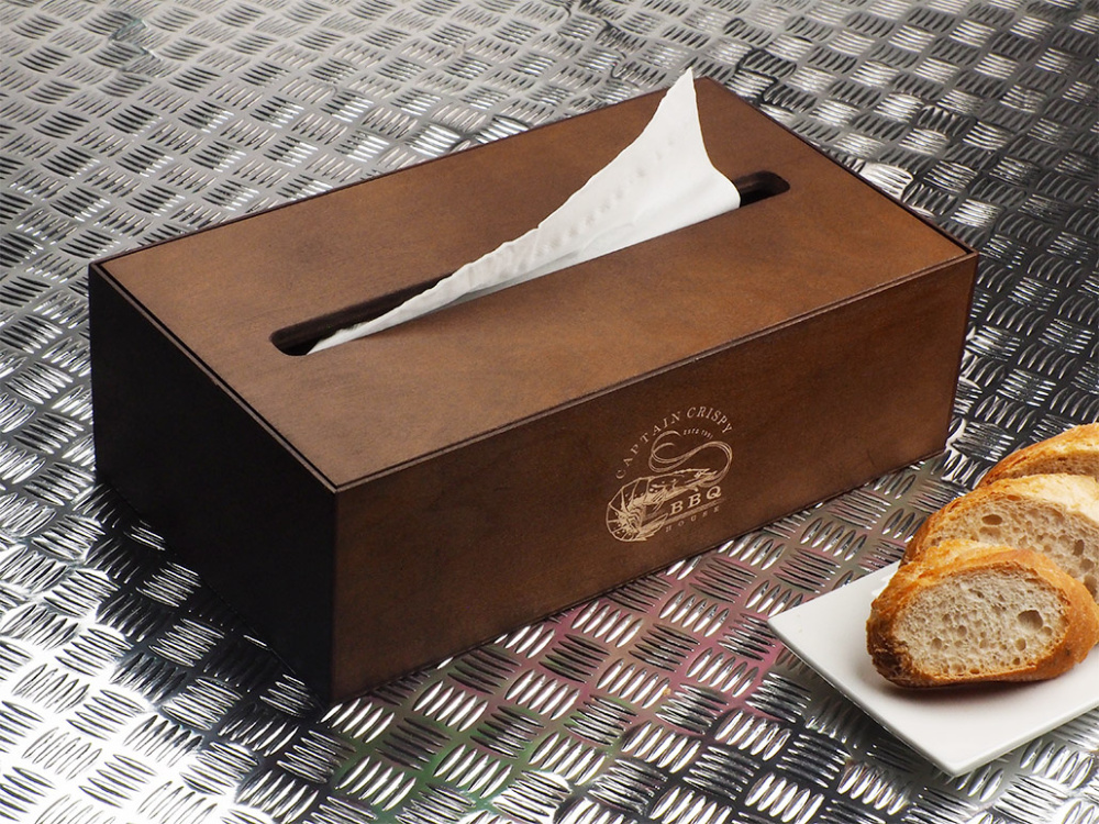 Logo trade promotional giveaways image of: Tissue box 1963121