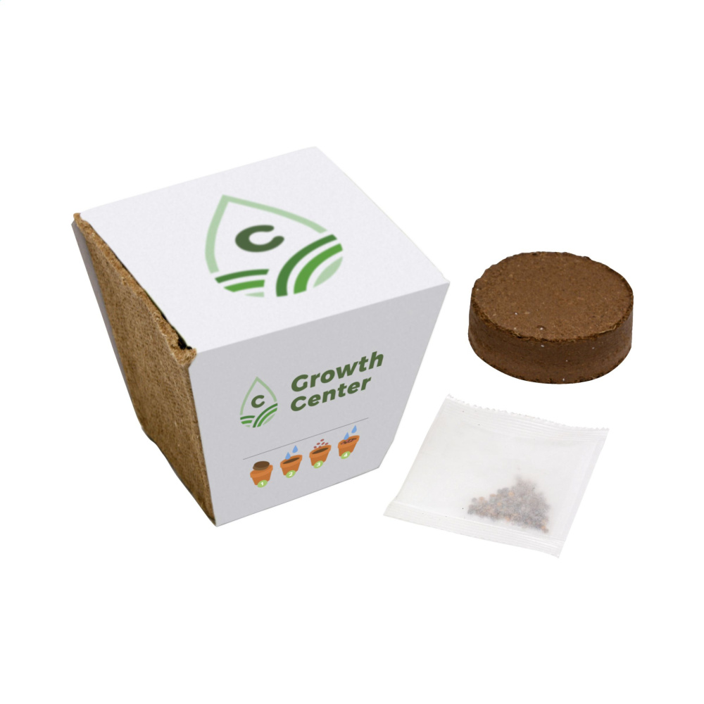 Logo trade promotional merchandise picture of: Flowermix Wood Fibers