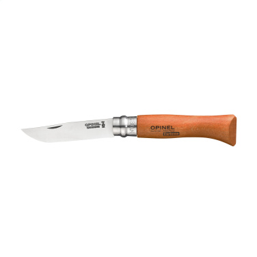 Logo trade advertising products image of: Opinel No 08 Carbon pocket knife