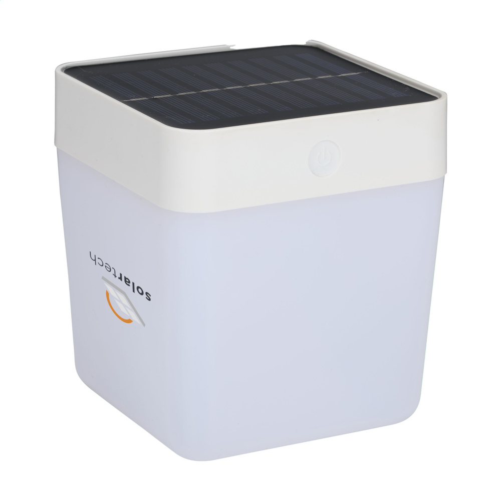 Logo trade promotional items image of: Grundig Lumo Solar Table Lamp