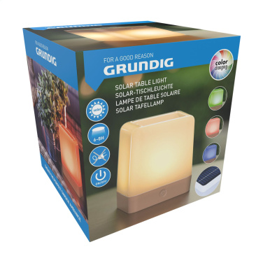 Logotrade business gifts photo of: Grundig Lumo Solar Table Lamp