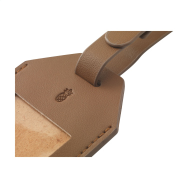 Logotrade corporate gift picture of: Vegan Pineapple Leather Luggage Tag