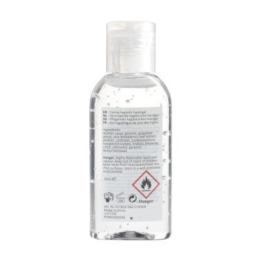 Logo trade promotional items image of: Caring Hygienic Hand Gel 50 ml