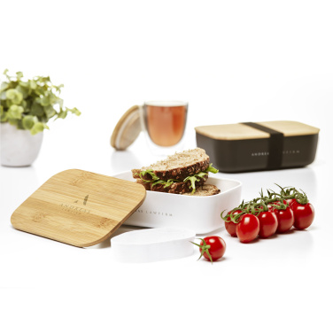 Logotrade promotional product image of: Midori Bamboo Lunchbox