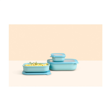 Logo trade business gifts image of: Mepal Cirqula multi use rectangular bowl 1 L lunchbox