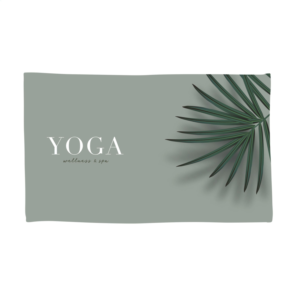 Logotrade promotional item picture of: Printed RPET Towel 350 g/m² 50x100