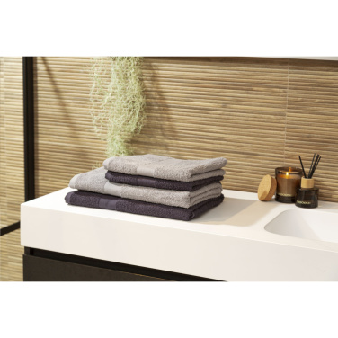 Logo trade corporate gift photo of: Wooosh Bath Towel GRS Recycle Cotton Mix 140 x 70 cm