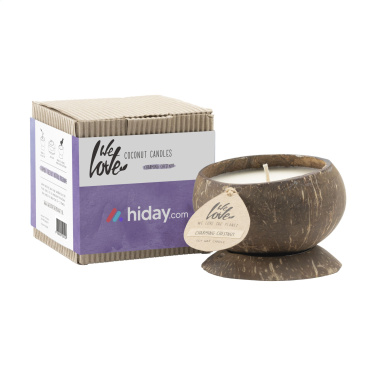Logotrade promotional merchandise image of: We Love The Planet Coconut Candle