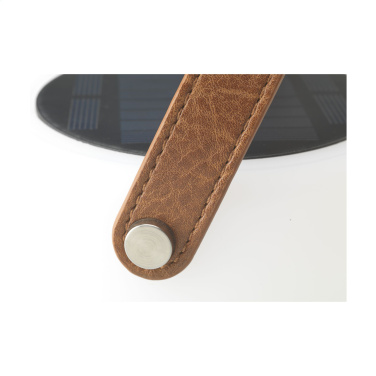 Logo trade promotional merchandise picture of: Wooosh Ziva Solar Lamp