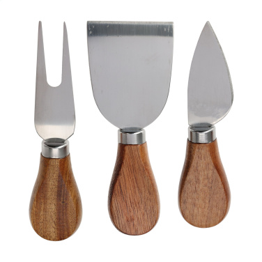 Logo trade corporate gifts image of: Cheese Platter Set 4-pcs