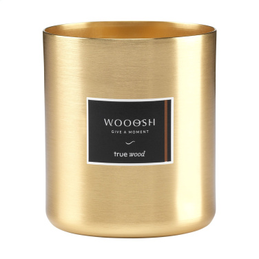 Logo trade promotional products image of: Wooosh Scented Candle True Wood X-Mas