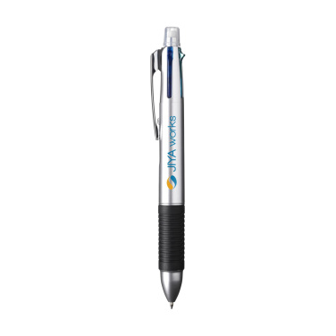 Logo trade promotional merchandise photo of: Quintet 5-in-1 pen pencil