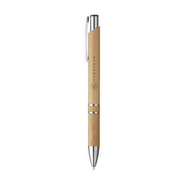 Logo trade promotional gifts image of: Ebony Bamboo pen