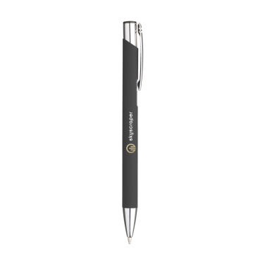 Logotrade promotional gift picture of: Ebony Soft Touch pen