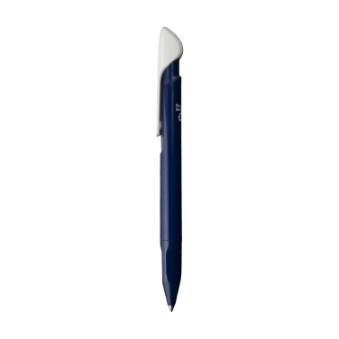 Logo trade promotional merchandise image of: Senator Evoxx Polished Recycled White Clip