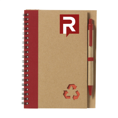 Logo trade promotional giveaways image of: Recycle Note-L Paper notebook