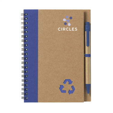 Logo trade corporate gifts picture of: Recycle Note-L Paper notebook