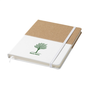Logo trade promotional products picture of: Journal Cork Paper Notebook