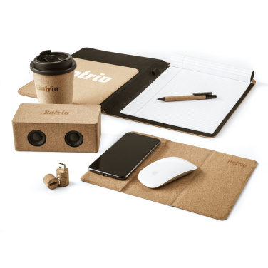 Logo trade promotional products image of: Eco Conference Cork A4 document folder