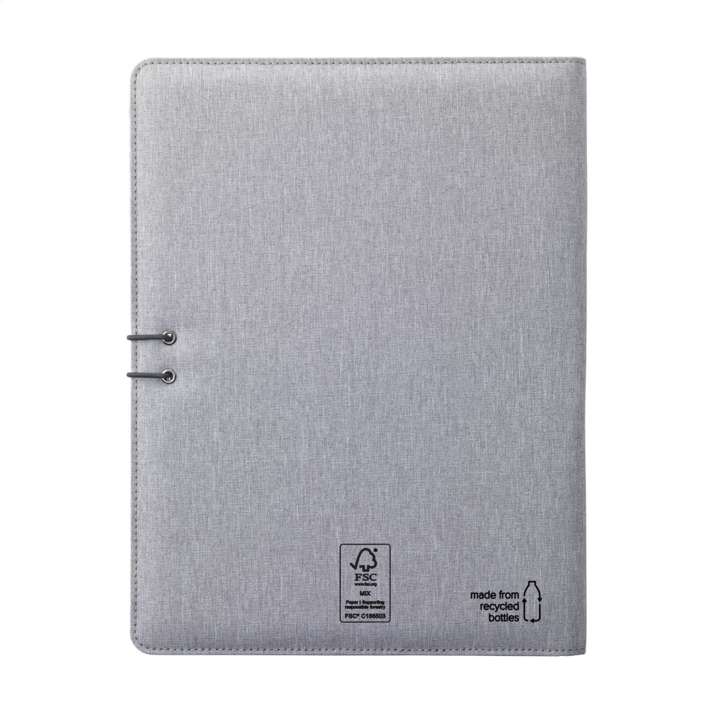 Logo trade promotional item photo of: Quest Portfolio RCS RPET A4  document folder