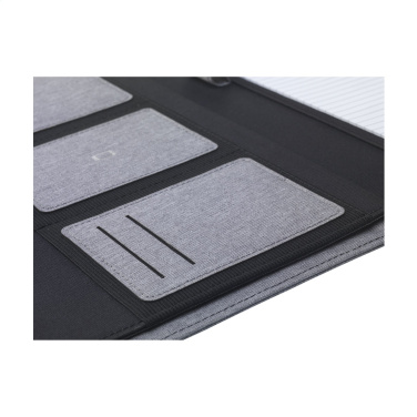 Logo trade corporate gifts picture of: Quest Portfolio RCS RPET A4  document folder