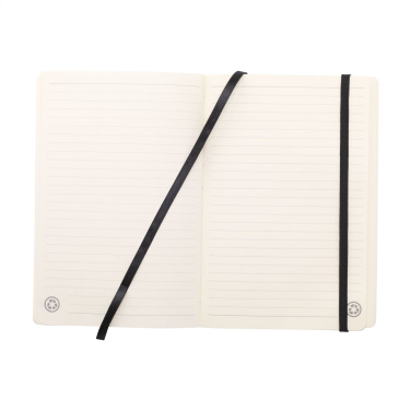 Logotrade promotional gift image of: Monti Recycled Leather - Paper Notebook A5